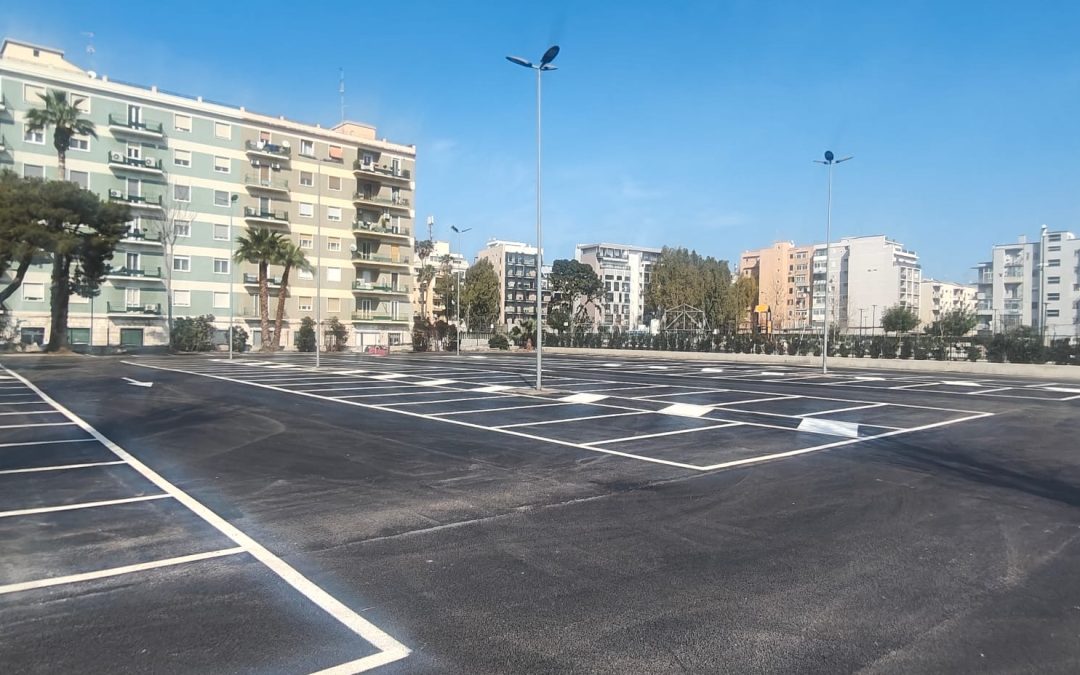 Riaperto il parcheggio in corso Mazzini al termine degli interventi di riqualificazione