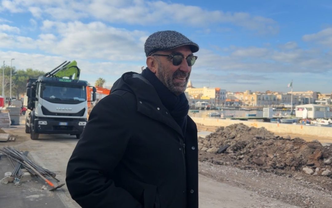 Waterfront Santo Spirito, sopralluogo del sindaco Leccese