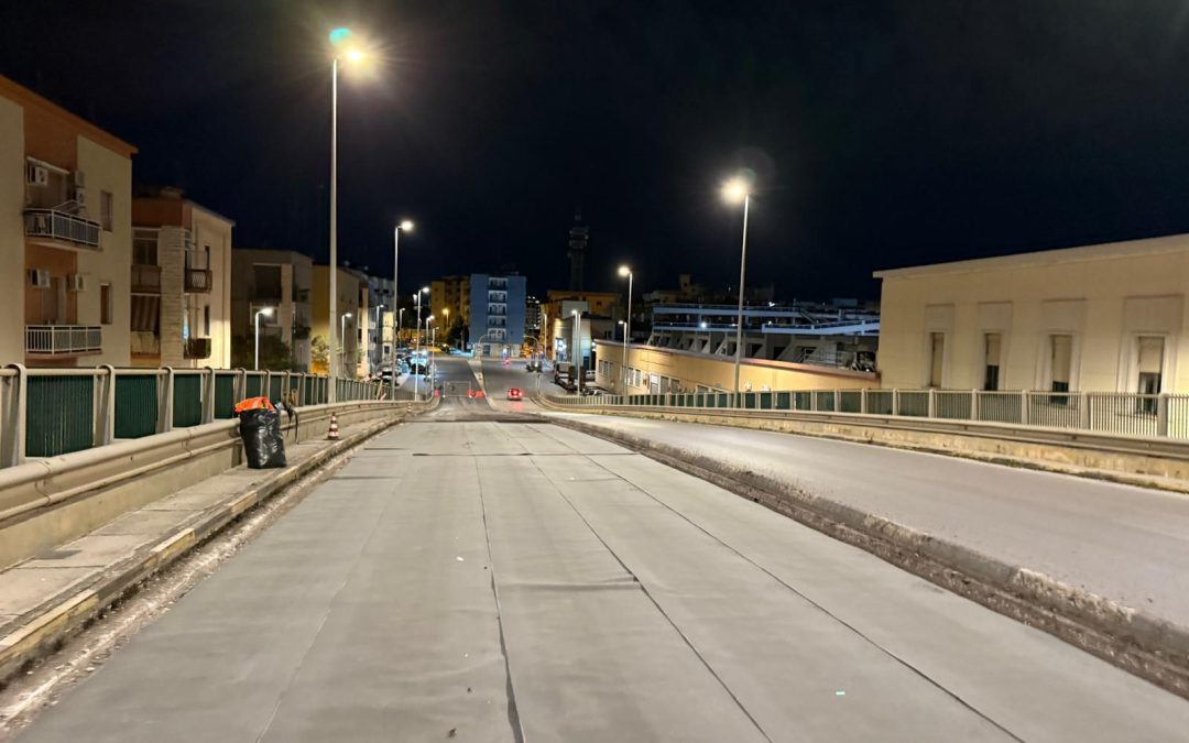 Lavori di realizzazione del sistema BRT                                                    Terminati gli interventi notturni sul ponte XX Settembre e sul ponte Garibaldi