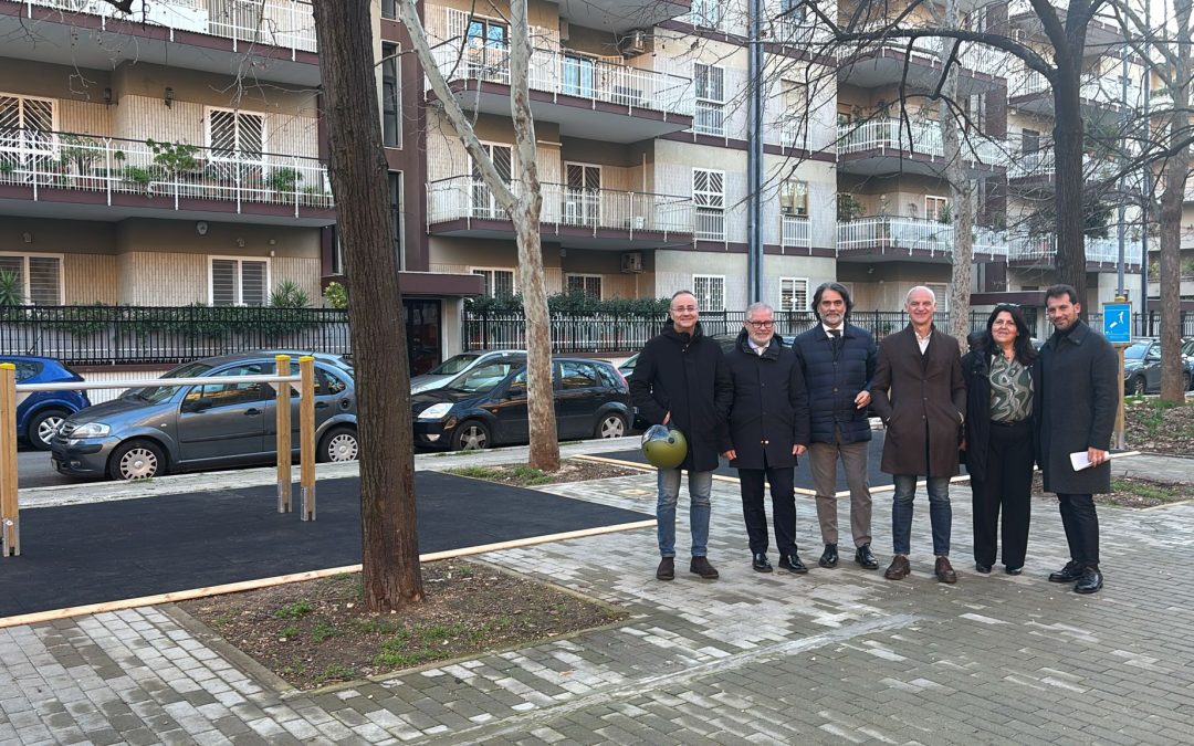 Oggi pomeriggio l’inaugurazione della nuova area fitness in viale Kennedy e l’accensione del nuovo impianto di pubblica illuminazione in vico Capurso