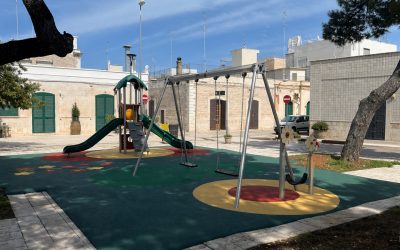 Inaugurata la nuova area giochi riqualificata di piazza San Francesco a Santo Spirito