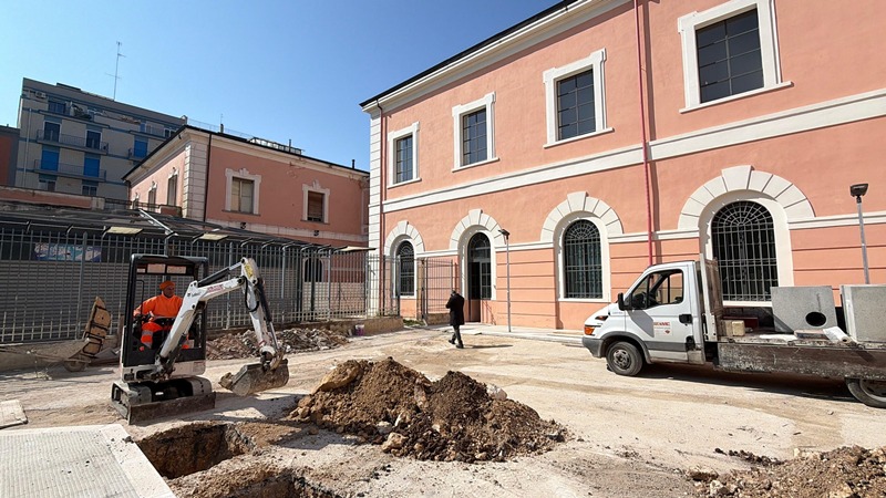 Nuova stazione dei carabinieri nella ex manifattura questa mattina il sopralluogo del sindaco Leccese e del comandante provinciale dei Carabinieri Trombetti. Entro Aprile l’ultimazione dei lavori