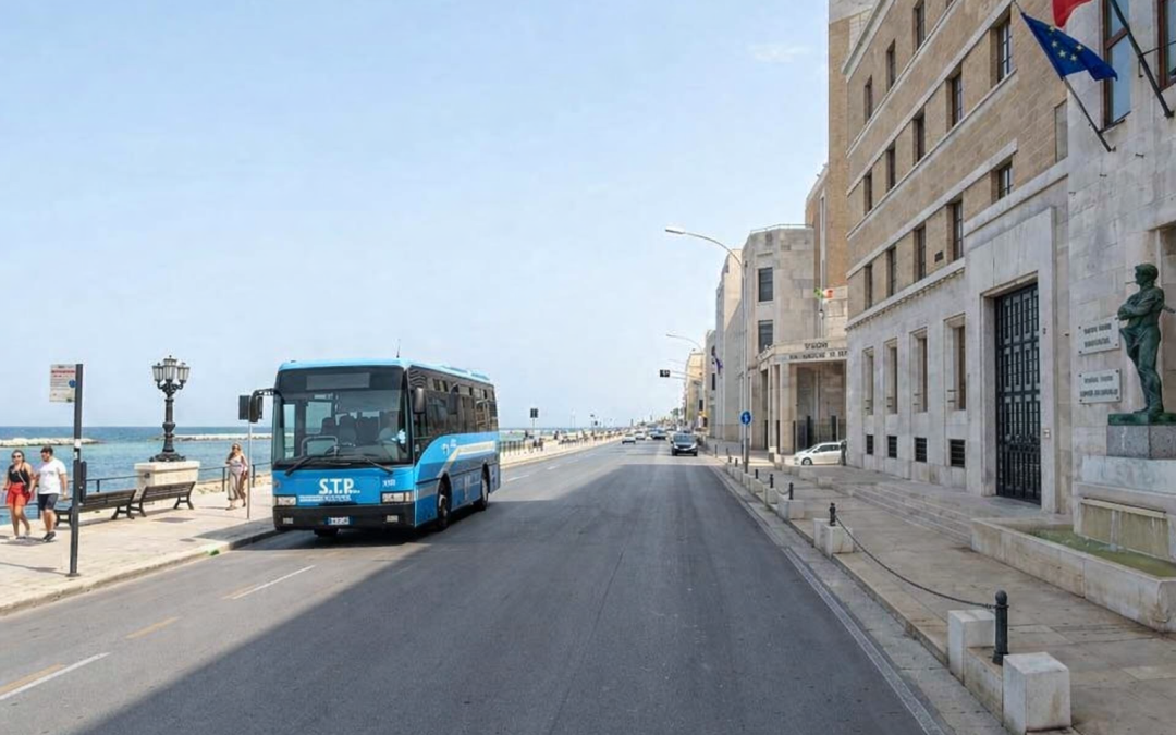 Bus extraurbani: capolinea temporaneo sul lungomare per i lavori BRT