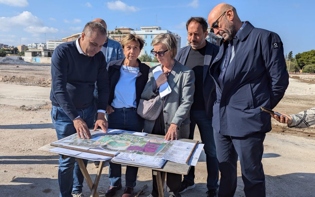 Lotto 6 Costa sud, parco Bellavista: oggi il sopralluogo del sindaco e degli assessori