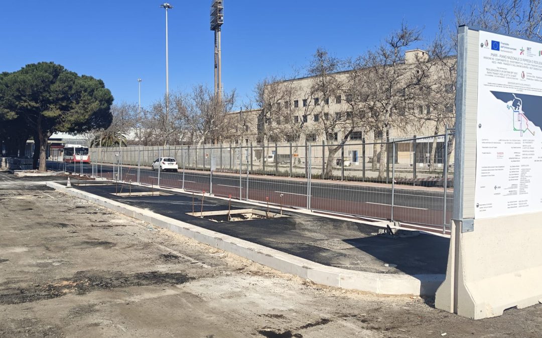 Cantiere per la realizzazione del sistema BRT: da lunedì 26 gennaio fino al 1° febbraio il capolinea piscine comunali sarà spostato in via Accettura