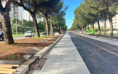 BRT – BUS RAPID TRANSIT. A JAPIGIA LA FASE FINALE DEI LAVORI DELLA LINEA ROSSA