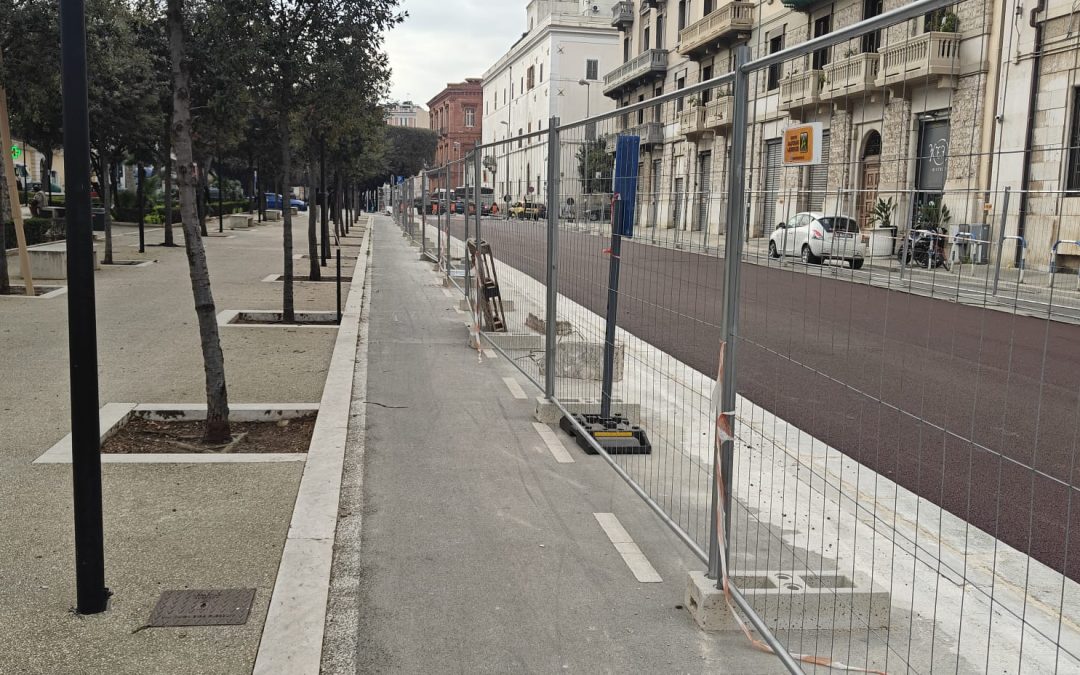 Cantiere per la realizzazione del BRT: due nuove ordinanze per piazza Massari e via Loiacono