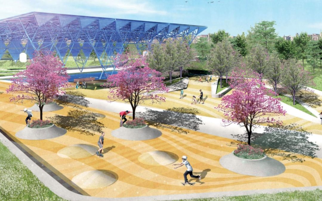 Cantiere del “Parco della Rinascita” sulla ex Fibronit: in vigore la regolamentazione della circolazione stradale su via Caldarola con istituzione del senso unico nel tratto tra via Aristosseno e via Carabiniere G. del Conte