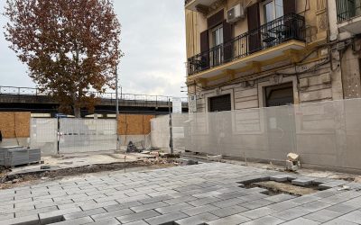 Riqualificazione via Manzoni: in corso la posa del basolato sul primo isolato