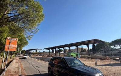 Brt: prendono forma le aree di ricovero e “ricarica lenta” dei bus elettrici in via Caldarola, largo Pacha, via di Vittorio e nel deposito amtab con stalli per le colonnine, coperture ed edifici per autisti