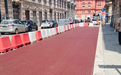 Brt – Bus Rapid Transit: al via l’intervento in via De Giosa per il completamento della linea lilla; lavori sulla corsia preferenziale e per la realizzazione della nuova pensilina