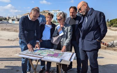 Lotto 6 Costa sud, parco Bellavista: oggi il sopralluogo del sindaco e degli assessori