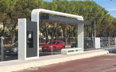 BRT – Bus Rapid Transit: prendono forma le 74 pensiline con l’allestimento di pannelli, sedute, impianti e dotazione tecnologica
