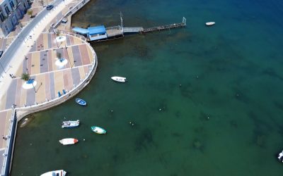 Terminati i lavori di riqualificazione e pedonalizzazione del lungomare di Santo Spirito. Questa mattina il sopralluogo del sindaco Vito Leccese.
