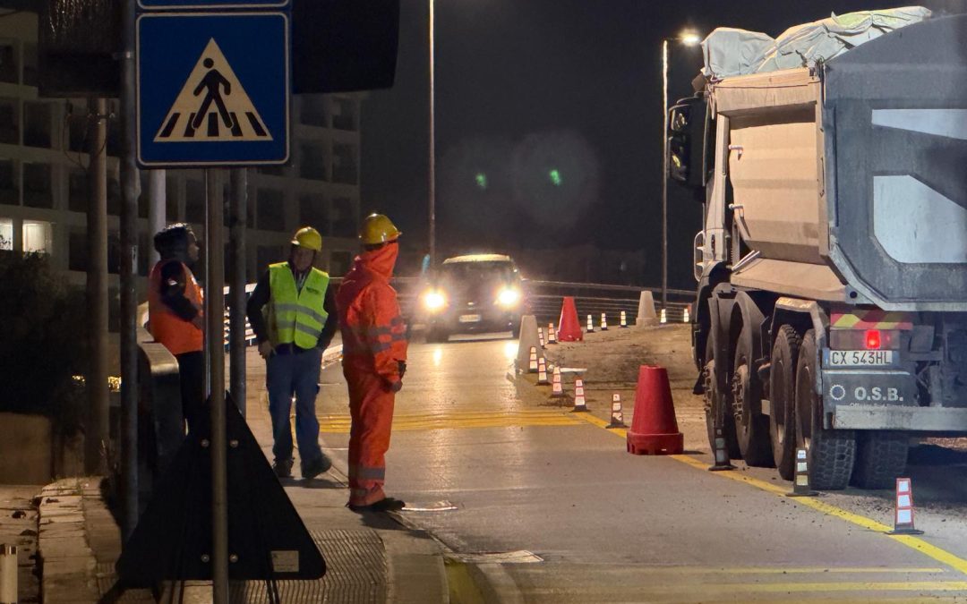 Brt – Bus Rapid Transit:  chiusi stanotte il ponte di Via Omodeo e la rotatoria di Via Magna Grecia