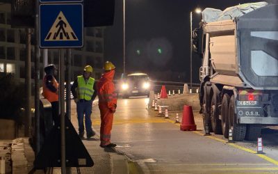Brt – Bus Rapid Transit: chiusi stanotte il ponte di Via Omodeo e la rotatoria di Via Magna Grecia
